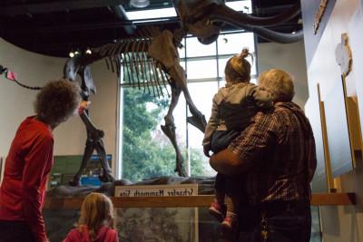 Visitors in the Kenosha Public Museum.